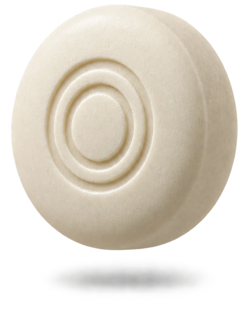 Cream-colored ONEORAL Power Mint with an embossed two-ring logo