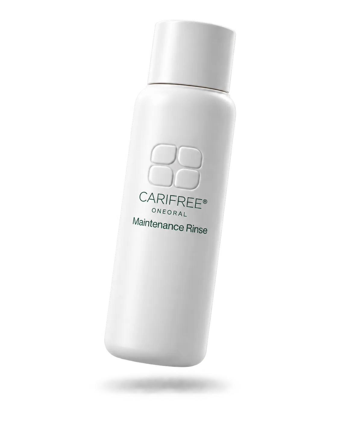 White CariFree ONEORAL Maintenance Rinse bottle
